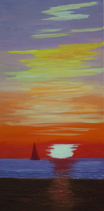 Tramonto ad Ostia